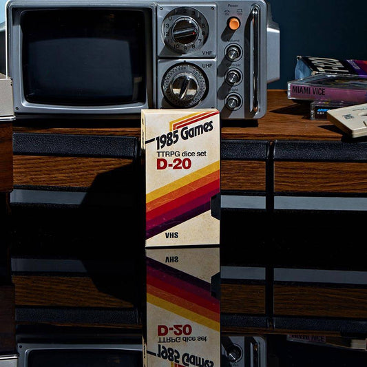 VHS Dice: Ruby Red - 1985 Games