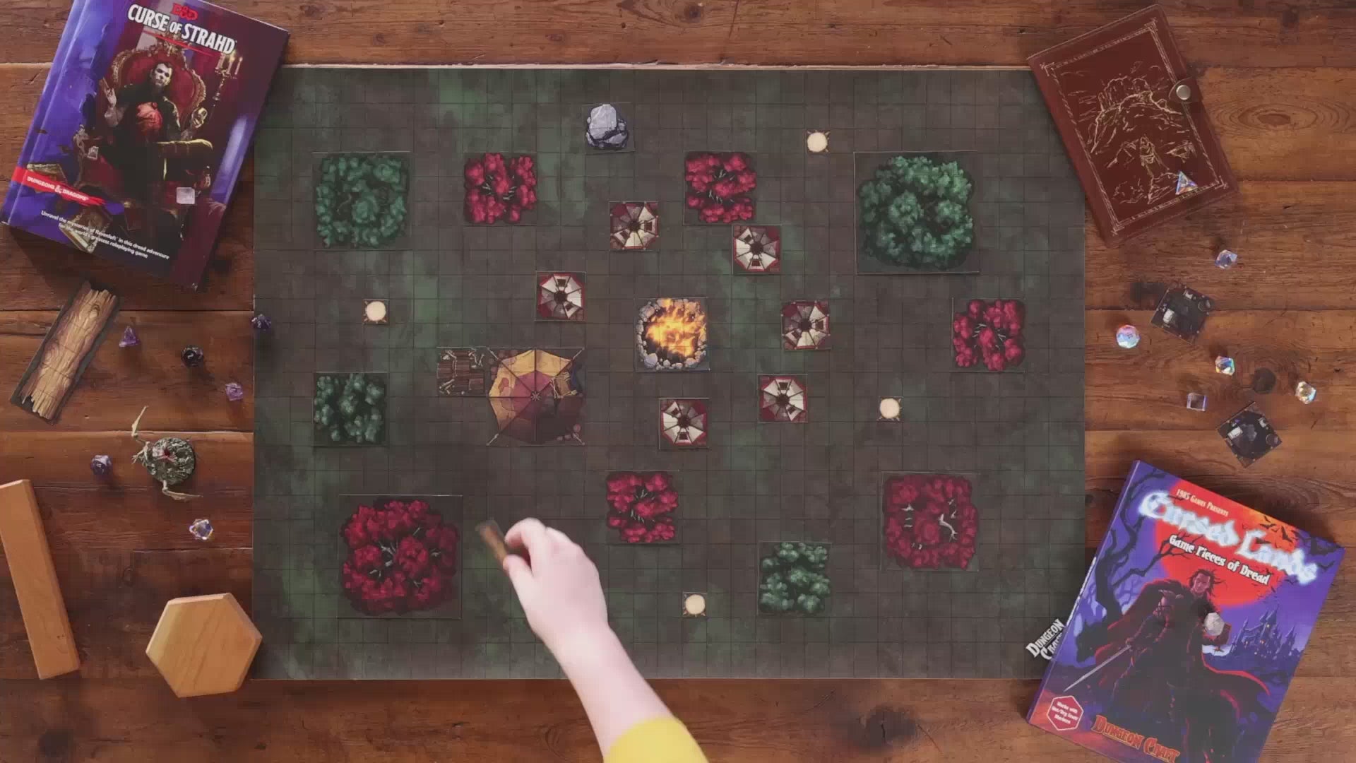 Dungeon Craft: Cursed Lands By 1985 Games - Paper Terrain Map Tiles